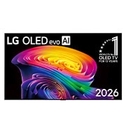 LG 2026 款 77 英寸 LG OLED evo AI C6 4K 智能电视, 正面视图, OLED77C6PCA, thumbnail 1
