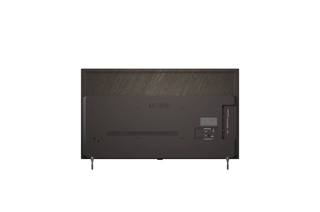 LG 2026 款 48 英寸 LG OLED AI B6E 4K 智能电视, LG OLED AI B6E 的正面和侧面视图显示，其 48 英寸显示屏的屏幕宽度为 1070 毫米，总高度为 620 毫米，且不含底座时超薄厚度为 45.9 毫米。, OLED48B6ECA, thumbnail 3