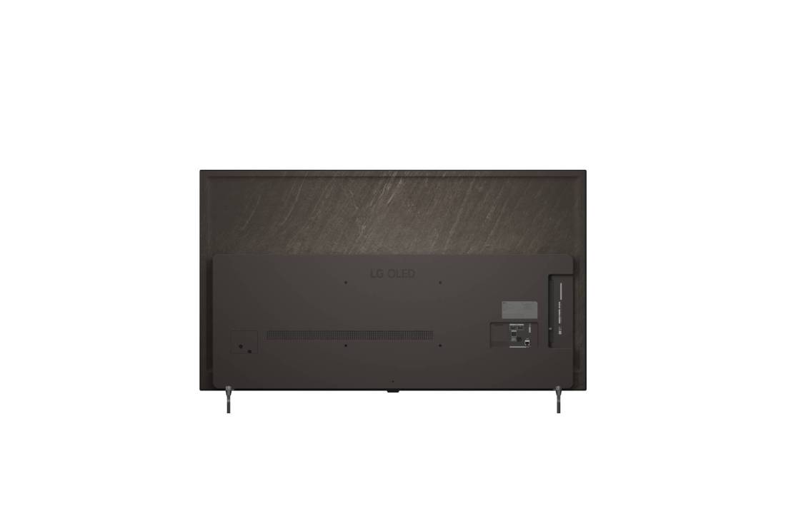 LG 2026 款 55 英寸 LG OLED AI B6E 4K 智能电视, LG OLED AI B6E 的正面和侧面视图显示，其 55 英寸显示屏的屏幕宽度为 1228 毫米，总高度为 708 毫米，且不含底座时超薄厚度为 45.9 毫米。, OLED55B6ECA, thumbnail 3