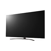 LG UP81 86寸 4K 智能 UHD 电视, 电视显示图像且角度为30度的侧面视图, 86UP8100PCB, thumbnail 2