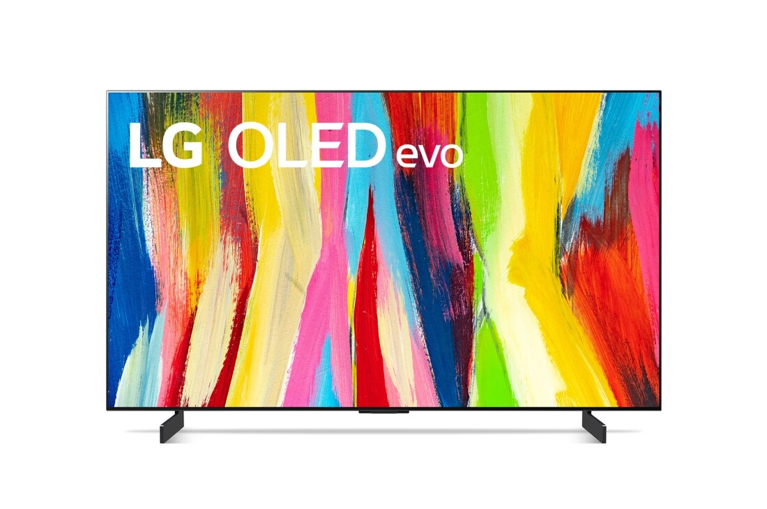 LG OLED evo C2 42 寸 4K 智能电视, 正视图, OLED42C2PCA