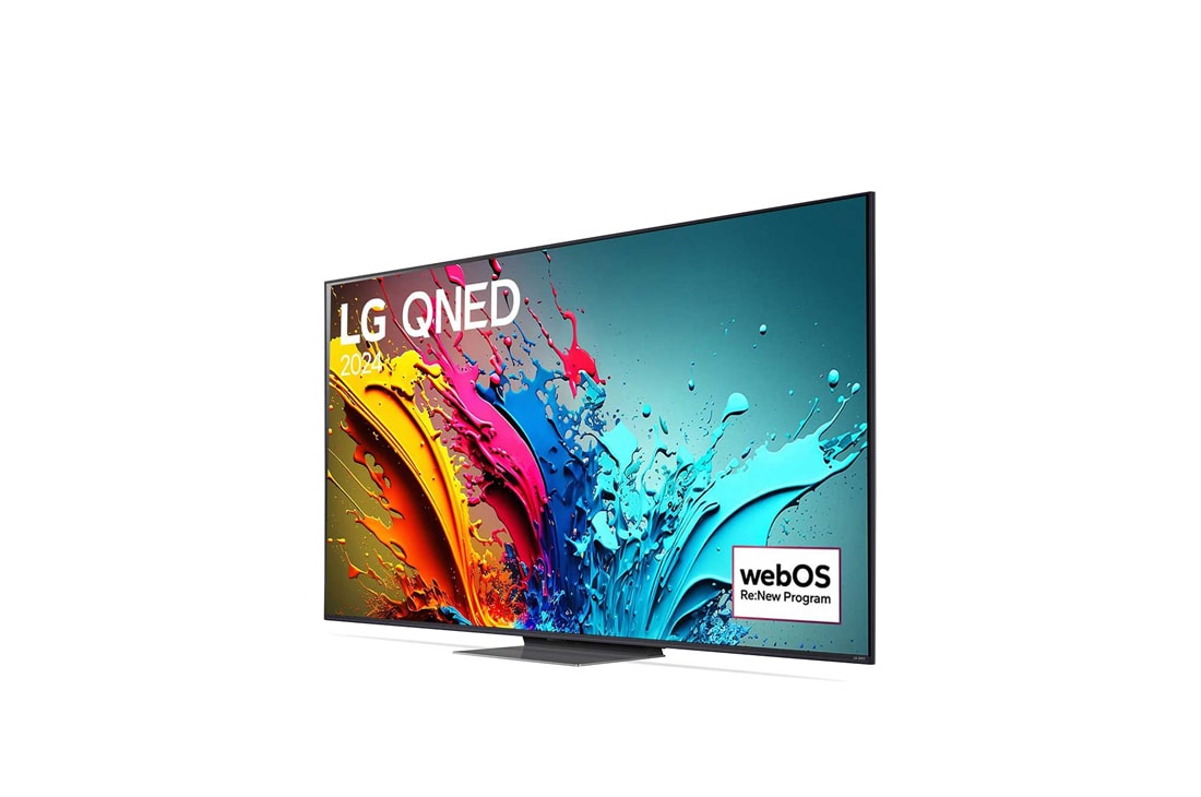 LG 65 英寸 LG QNED AI<br> QNED86 4K 智能电视 2024, LG QNED TV, QNED86 侧视图, 65QNED86TCA, thumbnail 4