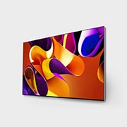 LG 97 英寸 LG OLED evo AI G4 4K 智能电视 OLED97G4, 墙壁上 LG OLED evo TV, OLED G4 的左视图, OLED97G4PCA, thumbnail 2