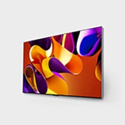 LG 77 英寸 LG OLED evo AI G4 4K 智能电视 OLED77G4, 墙壁上 LG OLED evo TV, OLED G4 的略微倾斜左视图, OLED77G4PCA, thumbnail 2