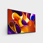 LG 55 英寸 LG OLED evo AI G4 4K 智能电视 OLED55G4, 墙壁上 LG OLED evo TV, OLED G4 的右视图, OLED55G4PCA, thumbnail 4