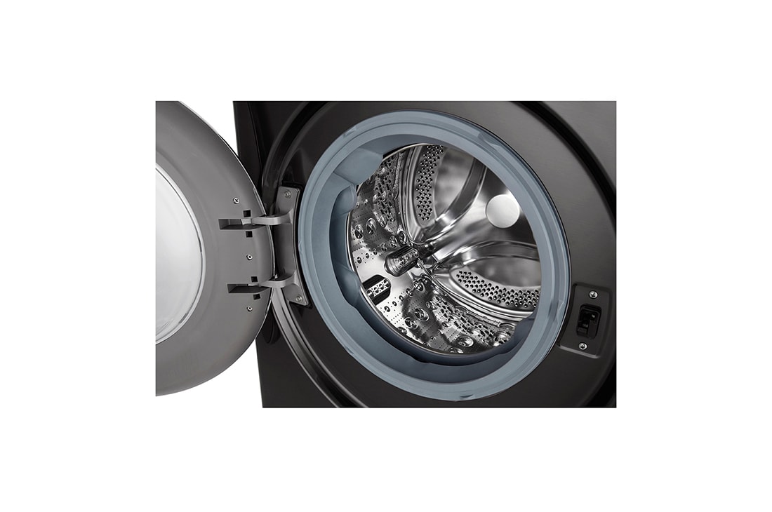 LG 人工智能·纤巧洗衣机 大容量 蒸汽洗 速净喷淋 13Kg 曜岩黑, FG13BV4, thumbnail 4