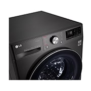 LG 人工智能·纤巧洗衣机 大容量 蒸汽洗 速净喷淋 13Kg 曜岩黑, FG13BV4, thumbnail 3