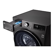 LG 人工智能·纤巧洗衣机 大容量 蒸汽洗 速净喷淋 13Kg 曜岩黑, FG13BV4, thumbnail 6