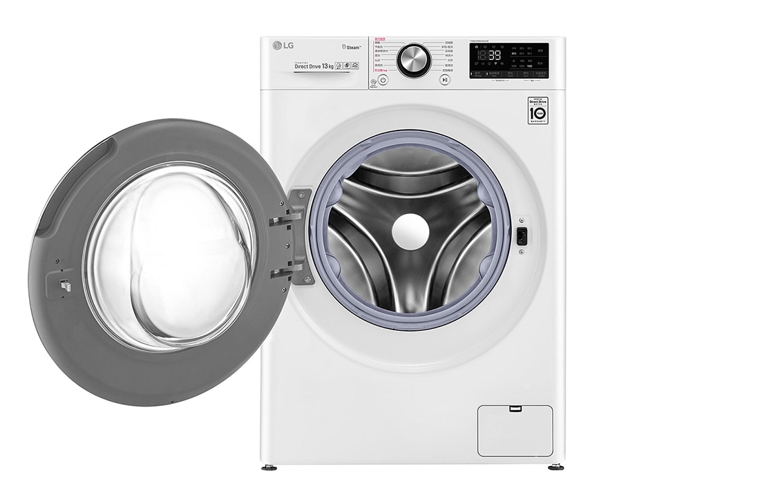 LG 人工智能·纤巧洗衣机 大容量 蒸汽洗 纤薄机身 13Kg 奢华白, FCV13G4W, thumbnail 2