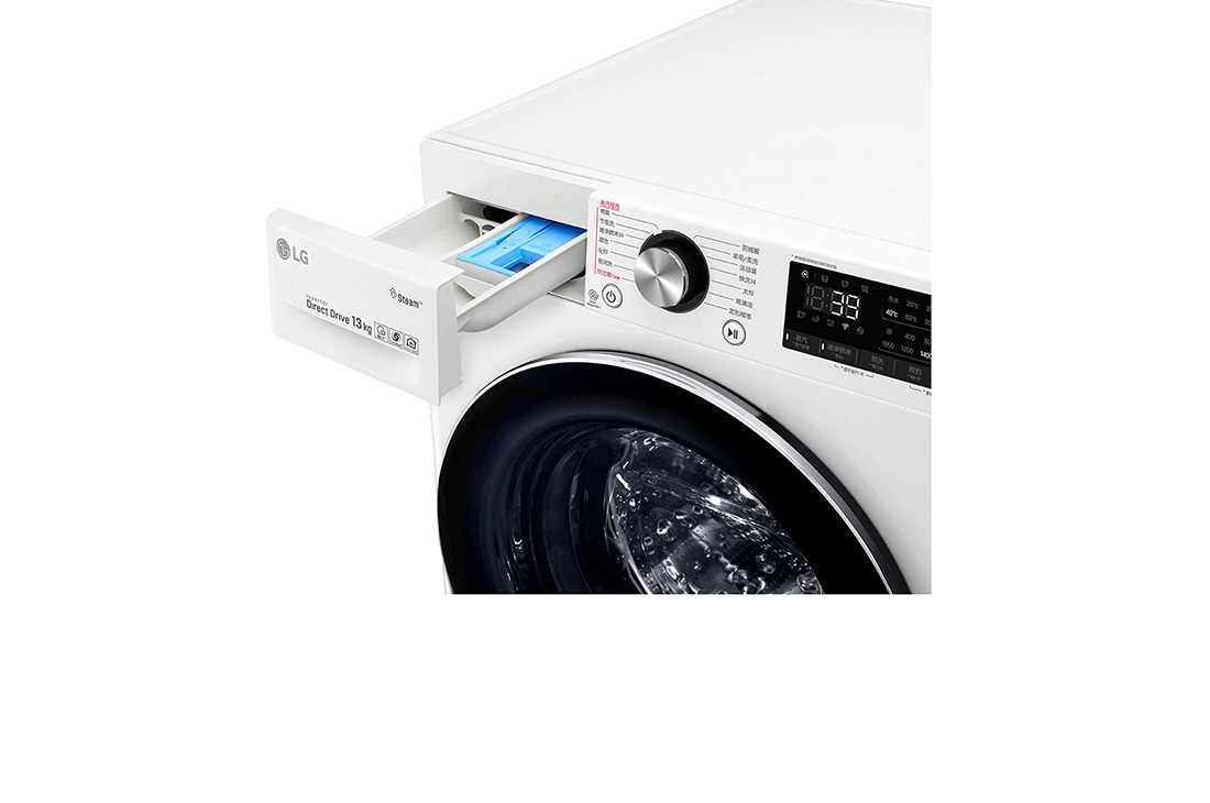 LG 人工智能·纤巧洗衣机 大容量 蒸汽洗 纤薄机身 13Kg 奢华白, FCV13G4W, thumbnail 6
