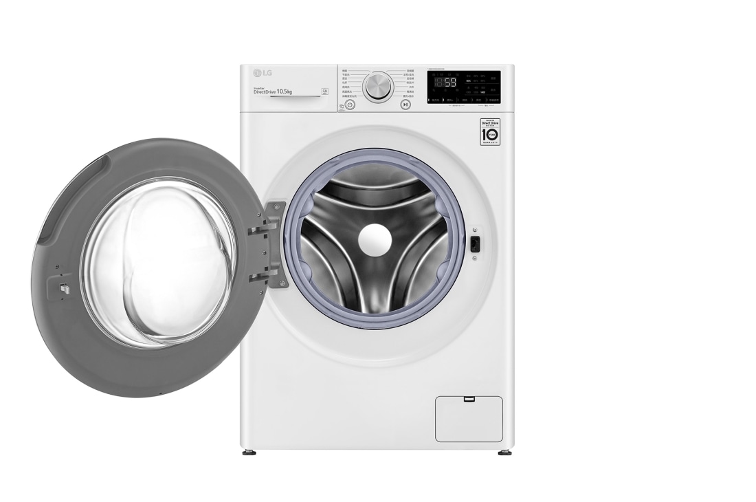 LG 人工智能·纤巧洗衣机 纤薄机身 钢钻玻璃门 10.5Kg 奢华白, FLX10N4W, thumbnail 2