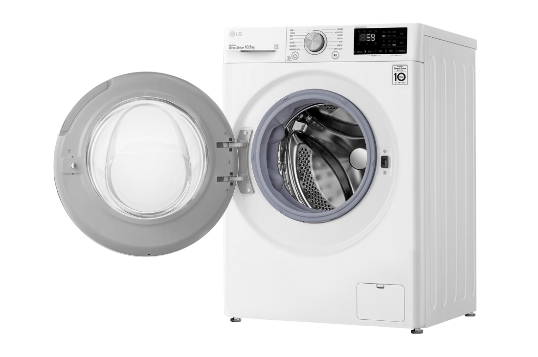 LG 人工智能·纤巧洗衣机 纤薄机身 钢钻玻璃门 10.5Kg 奢华白, FLX10N4W, thumbnail 11