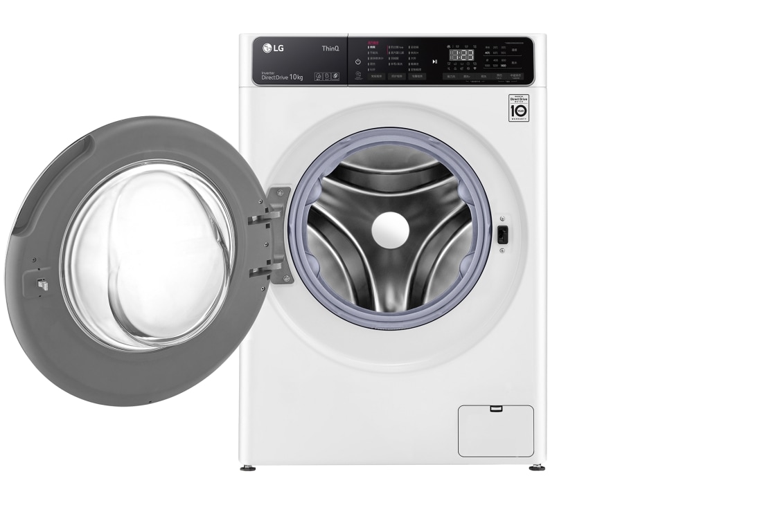 LG 人工智能·纤巧洗衣机 蒸汽除螨除菌 纤薄机身 10Kg 奢华白, FCK10Y4W, thumbnail 2