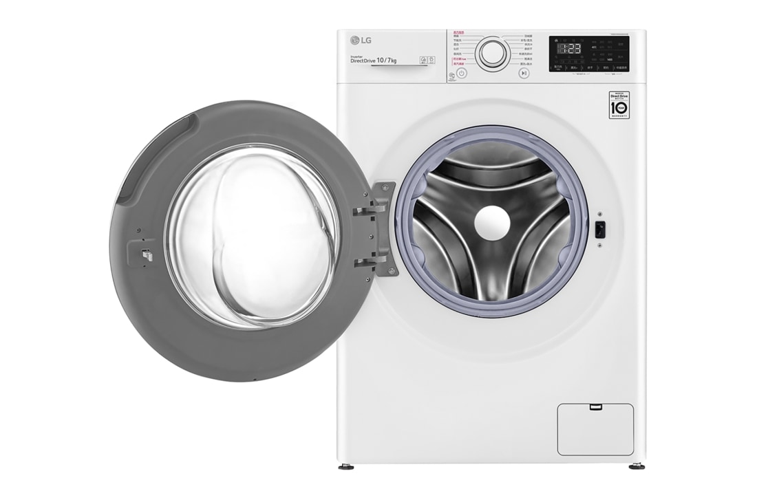 LG 人工智能·纤巧洗烘一体 智能烘干 纤薄机身 10/7Kg 奢华白, FCY10R4W, thumbnail 2