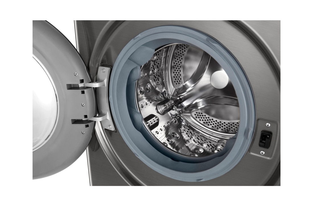 LG 人工智能·纤巧洗烘一体机 蒸汽除螨除菌 10/7Kg 钛空银, FR10PY4, thumbnail 4