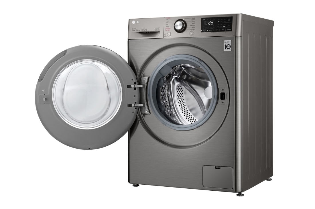 LG 人工智能·纤巧洗烘一体机 蒸汽除螨除菌 10/7Kg 钛空银, FR10PY4, thumbnail 11