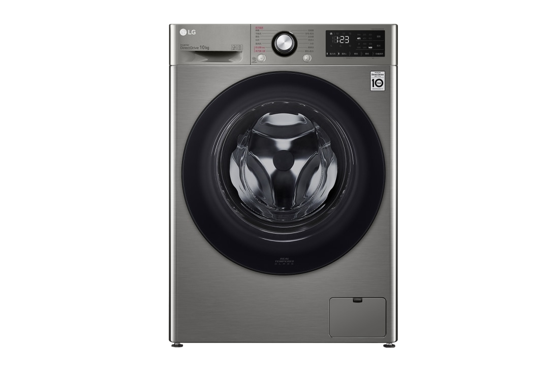 LG 人工智能·纤巧洗衣机 <br>蒸汽除菌除螨 健康洗护 10Kg 钛空银, FY10PY4