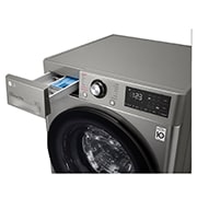 LG 人工智能·纤巧洗衣机 <br>蒸汽除菌除螨 健康洗护 10Kg 钛空银, FY10PY4, thumbnail 6