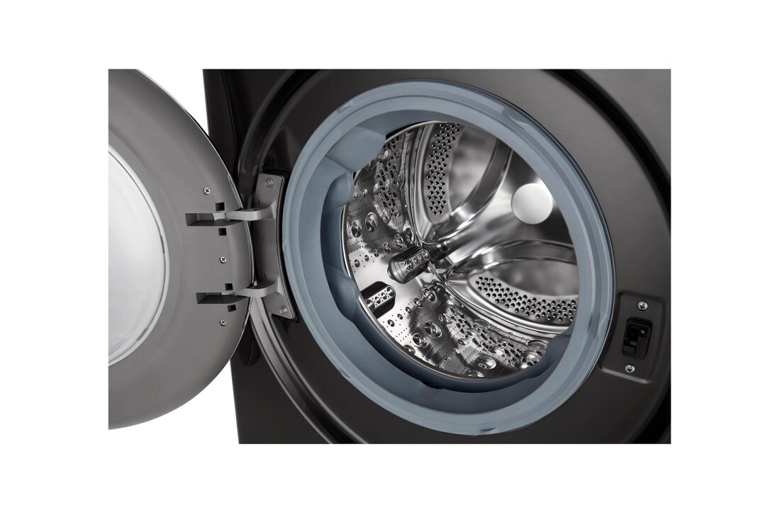 LG 人工智能·纤巧洗烘一体机 速净喷淋 蒸汽洗 11/7Kg 曜岩黑, 04_Vivace_VC3_V700_11-7kg_Blacksteel_F4V5BRPKP0B_CN_DrumDetail, FD11BW4, thumbnail 4