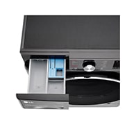 LG 人工智能·纤巧洗烘一体机 速净喷淋 蒸汽洗 11/7Kg 曜岩黑, 07_Vivace_VC3_V700_11-7kg_Blacksteel_F4V5BRPKP0B_CN_Top_Drawer_Open_Detail, FD11BW4, thumbnail 7