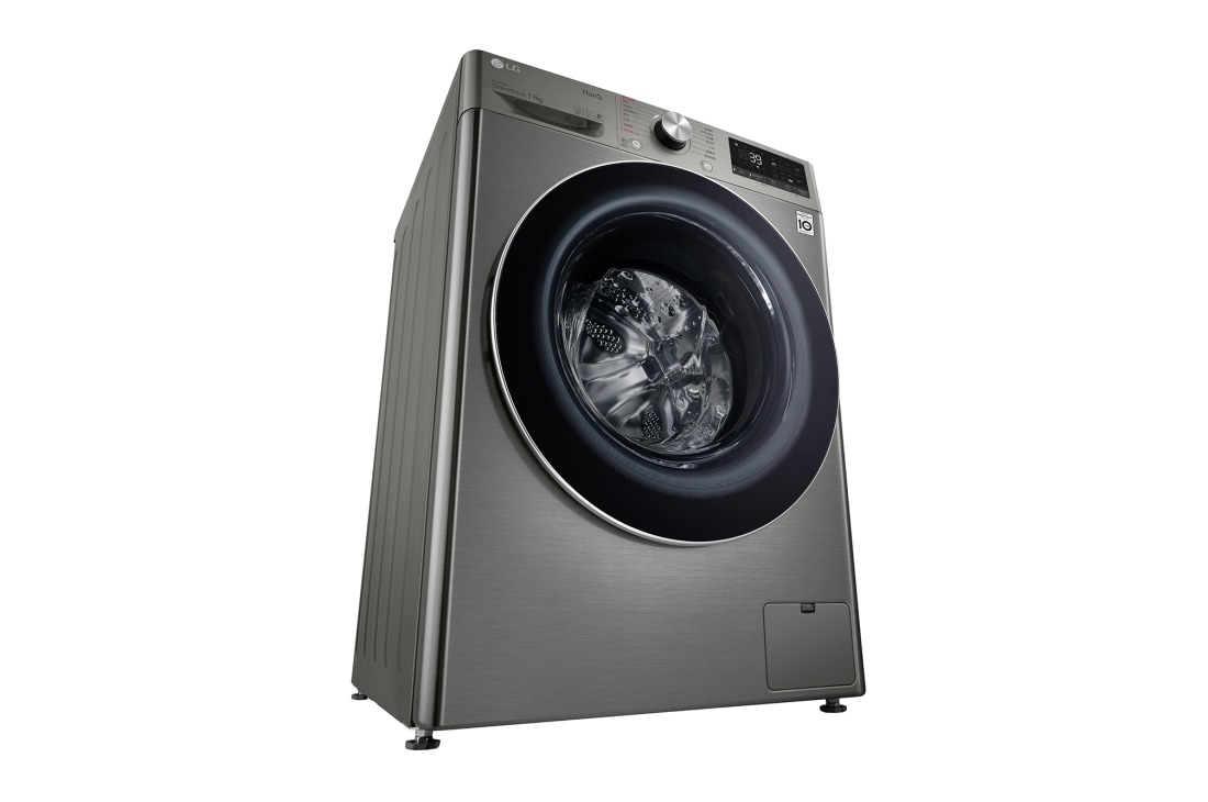 LG 人工智能·纤巧洗衣机蒸汽除菌除螨 <br>大容量 11Kg 钛空银, 13_Vivace_VC3_V700_11kg_Platinum_F4V5BRPKP0B_CN_Left_Low_Perspective, FY11MW4, thumbnail 13