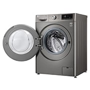 LG 人工智能·纤巧洗衣机蒸汽除菌除螨 <br>大容量 11Kg 钛空银, 11_Vivace_VC3_V700_11kg_Platinum_F4V5BRPKP0B_CN_Right_Open, FY11MW4, thumbnail 11