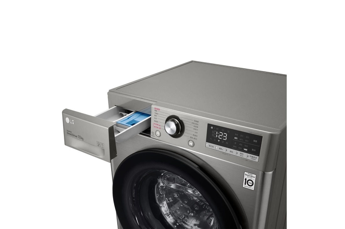 LG 人工智能 · 纤巧洗衣机 蒸汽除螨除菌 10Kg 钛空银, FMY10Y4PF, thumbnail 6