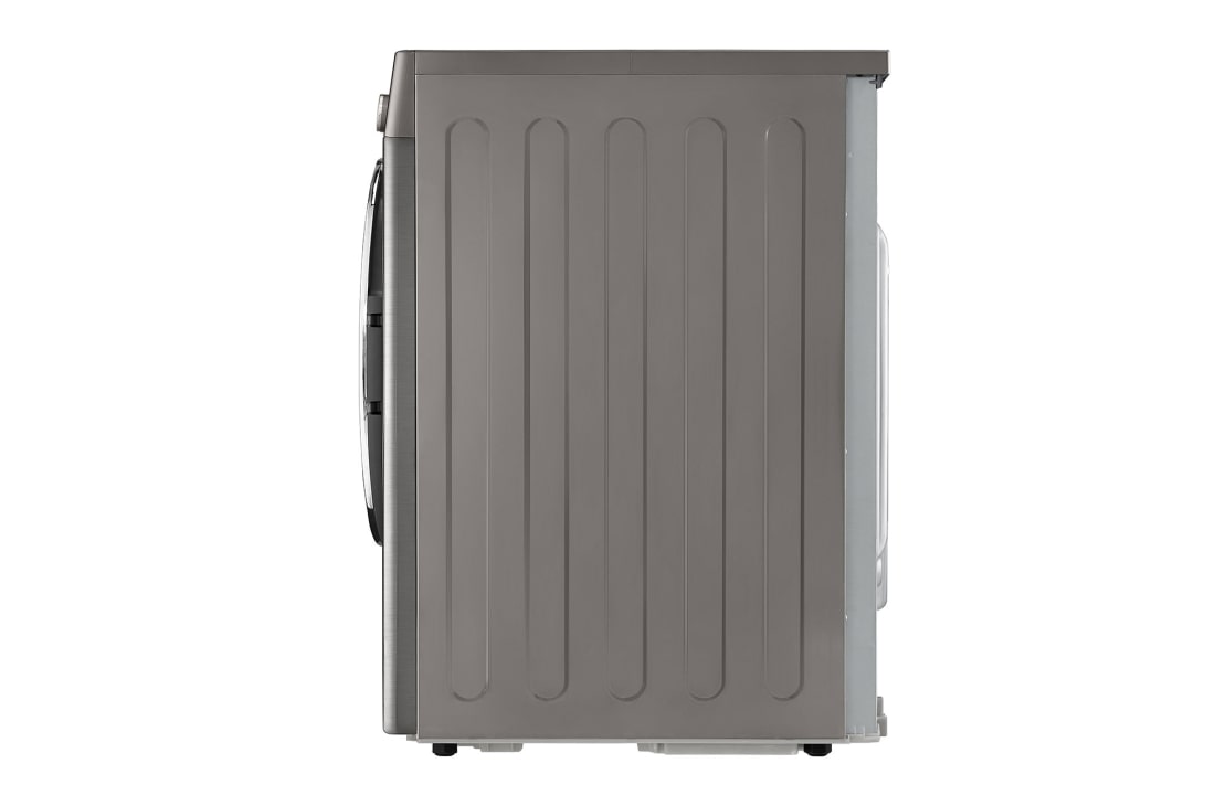 LG  双变频热泵· 大容量干衣机 健康智能护衣 10Kg 钛空银, 侧面视图, RH10V9PV2W, thumbnail 12