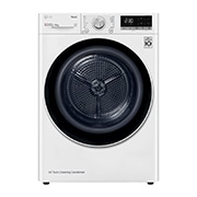 LG 双变频热泵· 大容量 干衣机 <br>智能护衣 10Kg 奢华白, 正面视图, RH10V9AV4W, thumbnail 1