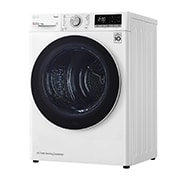 LG 双变频热泵· 大容量 干衣机 <br>智能护衣 10Kg 奢华白, 左面视图, RH10V9AV4W, thumbnail 11