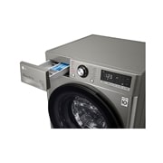 LG 人工智能 · 纤巧洗烘一体机 <br>蒸汽除菌除螨 智能烘干 10/7Kg 钛空银, FMY10R4PF, thumbnail 6