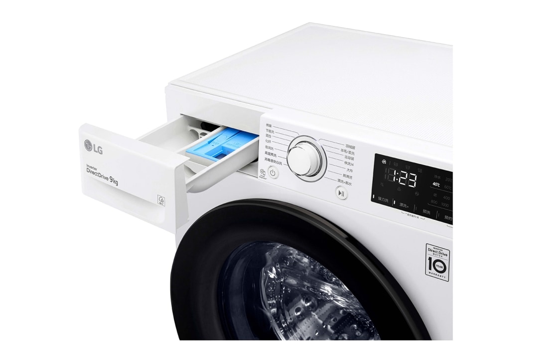LG 人工智能·纤巧洗衣机 <br>高温煮洗护衣 大容量 9Kg 奢华白, FCY90N2W, FCY90N2W, thumbnail 5