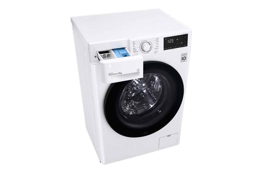 LG 人工智能·纤巧洗衣机 <br>高温煮洗护衣 大容量 9Kg 奢华白, FCY90N2W, FCY90N2W, thumbnail 9