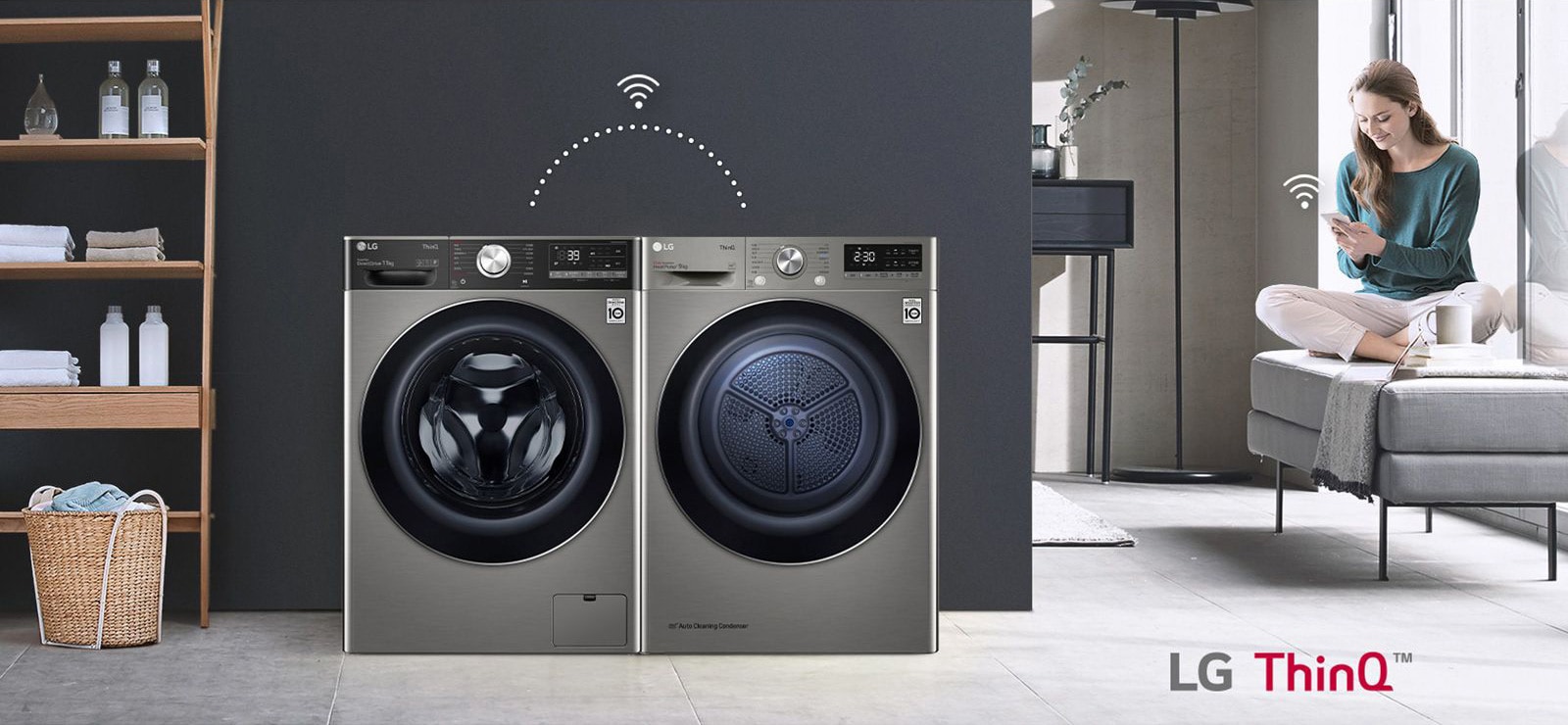 无论何时何地都能够使用手机或其它移动设备根据不同需求下载相应的洗衣程序