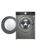 LG 人工智能 · 纤巧洗衣机 11Kg 蒸汽洗除菌除螨 钛空银, 正面开门试图, FCH11G4M, thumbnail 2