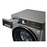 LG 人工智能 · 纤巧洗衣机 11Kg 蒸汽洗除菌除螨 钛空银, 细节图4, FCH11G4M, thumbnail 6