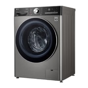 LG 人工智能 · 纤巧洗衣机 11Kg 蒸汽洗除菌除螨 钛空银, 左视图, FCH11G4M, thumbnail 12