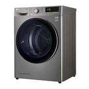 LG 双变频热泵·臻韵⁺干衣机 健康干衣护衣 10Kg  钛空银, 左边侧面视图, RH10V3PV8WS, thumbnail 7