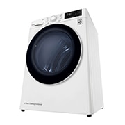 LG双变频热泵·臻韵<sup>+</sup>干衣机<br>10Kg  奢华白, 左面开门视图, RH10V3AV6W, thumbnail 10