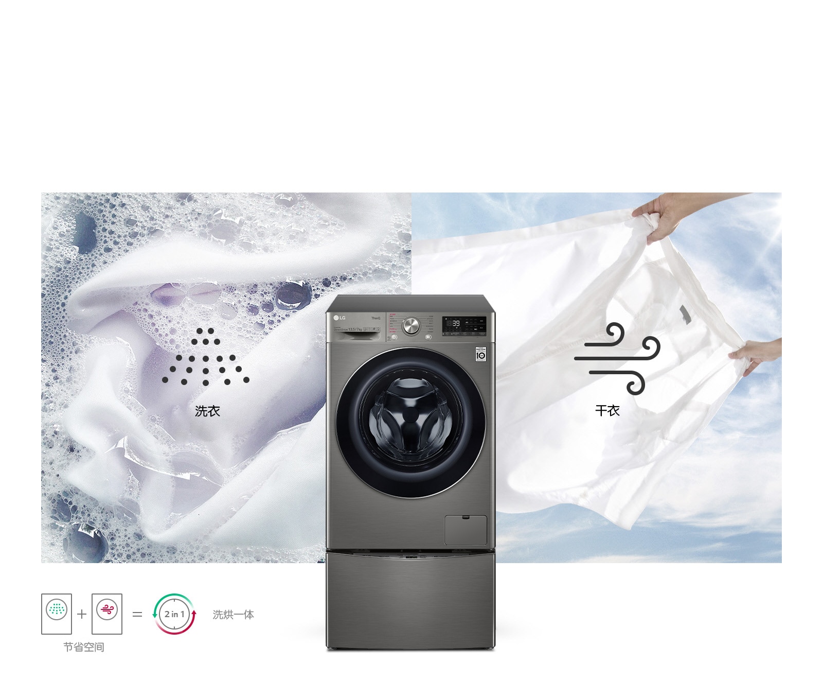洗衣机干衣机合二为一