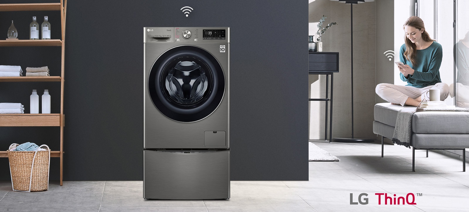 无论何时何地都能够使用手机或其它移动设备根据不同需求下载相应的洗衣程序