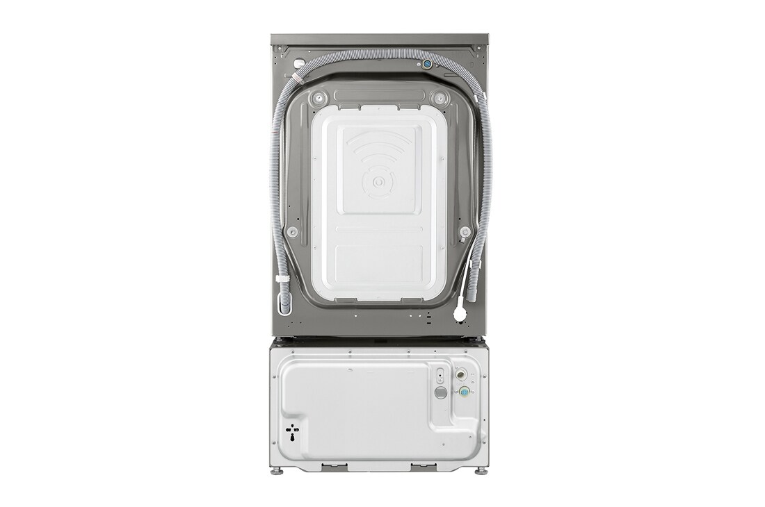 LG 同步分类 · 双擎洗干一体机 <br>蒸汽洗 大容量 13.5/7Kg 钛空银, 背面视图, FD13PWW, thumbnail 13