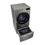 LG 同步分类 · 双擎洗干一体机 <br>蒸汽洗 大容量 13.5/7Kg 钛空银, 右侧视图, FD13PWW, thumbnail 10