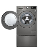 LG 同步分类 · 双擎洗干一体机 <br>蒸汽洗 大容量 13.5/7Kg 钛空银, 正面开门视图, FD13PWW, thumbnail 11