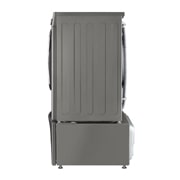 LG 同步分类 · 双擎洗干一体机 <br>蒸汽洗 大容量 13.5/7Kg 钛空银, 90度侧面视图, FD13PWW, thumbnail 12