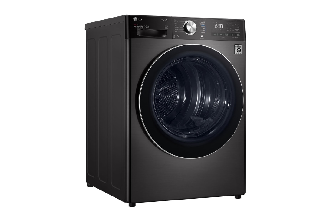 LG 双变频热泵·大容量干衣机 健康智能护衣 10Kg 曜岩黑, RH10V9JV2WR, RH10V9JV2WR, thumbnail 10