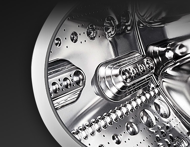 错落设计，呵护衣物，全不锈钢内筒，更卫生