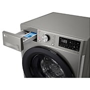 LG人工智能·纤巧洗烘一体机 蒸汽洗 纤薄机身 10/7Kg 钛空银, 细节图4, FD10PN4, thumbnail 6