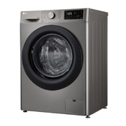 LG人工智能·纤巧洗烘一体机 蒸汽洗 纤薄机身 10/7Kg 钛空银, 左视图, FD10PN4, thumbnail 12