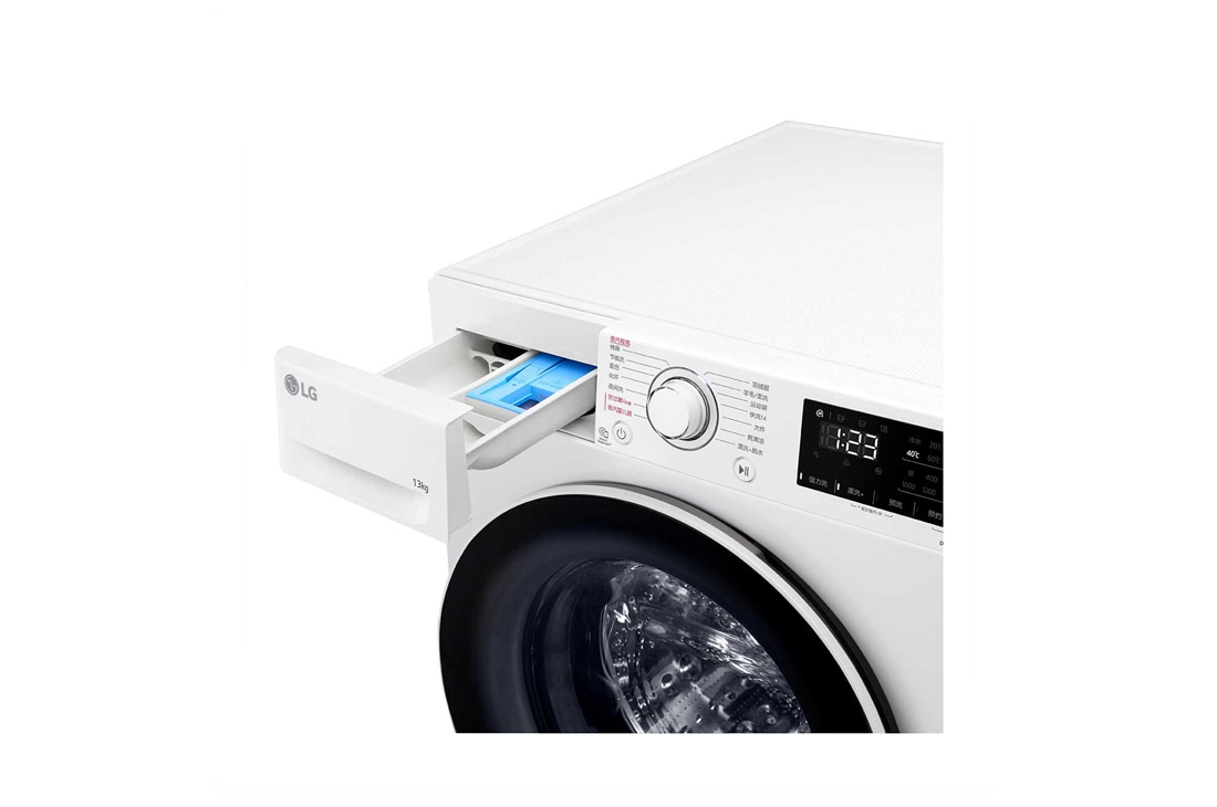 LG 人工智能·大容量滚筒洗衣机护衣蒸汽洗13Kg 奢华白